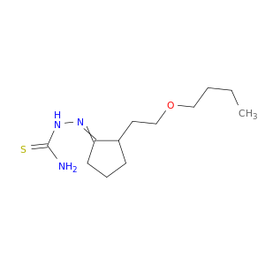 Hydrazinecarbothioamide, 2-[2-(2-butoxyethyl)cyclopentylidene]-