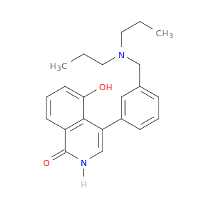 1(2H)-Isoquinolinone, 4-[3-[(dipropylamino)methyl]phenyl]-5-hydroxy-
