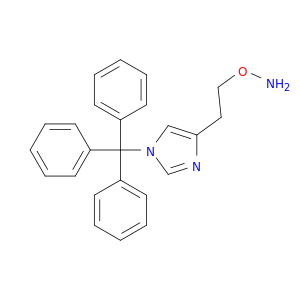 1H-Imidazole, 4-[2-(aminooxy)ethyl]-1-(triphenylmethyl)-