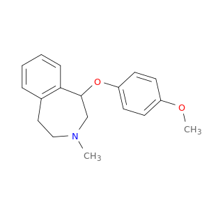 1H-3-Benzazepine, 2,3,4,5-tetrahydro-1-(4-methoxyphenoxy)-3-methyl-