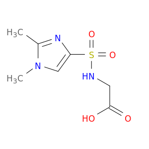 2-(1,2-Dimethyl-1H-imidazole-4-sulfonamido)acetic Acid