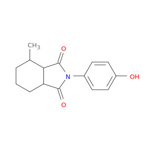 1H-Isoindole-1,3(2H)-dione, hexahydro-2-(4-hydroxyphenyl)-4-methyl-