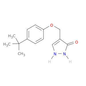 3H-Pyrazol-3-one, 4-[[4-(1,1-dimethylethyl)phenoxy]methyl]-1,2-dihydro-