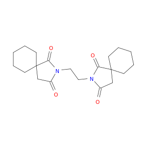 2-Azaspiro[4.5]decane-1,3-dione, 2,2'-(1,2-ethanediyl)bis-
