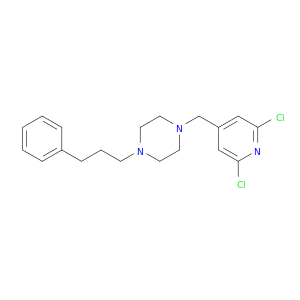 Piperazine, 1-[(2,6-dichloro-4-pyridinyl)methyl]-4-(3-phenylpropyl)-