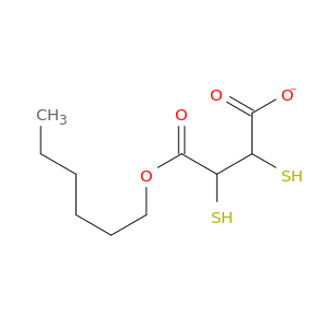 Butanedioic acid,2,3-dimercapto-, monohexyl ester, (2R,3S)-rel- (9CI)
