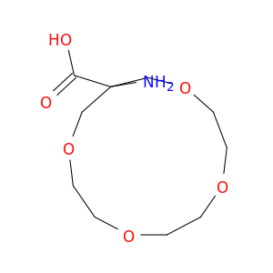 1,4,7,10-Tetraoxacyclotridecane-12-carboxylic acid, 12-amino-