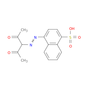 1-Naphthalenesulfonic acid, 4-[(1-acetyl-2-oxopropyl)azo]-