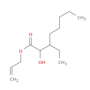 prop-2-en-1-yl 3-ethyl-2-hydroxyoctanoate