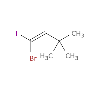 1-Butene, 1-bromo-1-iodo-3,3-dimethyl-, (E)-