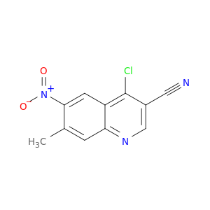 3-Quinolinecarbonitrile, 4-chloro-7-methyl-6-nitro-