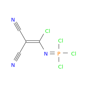 Phosphorimidic trichloride, (1-chloro-2,2-dicyanoethenyl)-