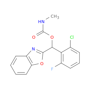 2-Benzoxazolemethanol, a-(2-chloro-6-fluorophenyl)-,methylcarbamate (ester) (9CI)