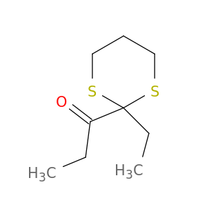 1-Propanone, 1-(2-ethyl-1,3-dithian-2-yl)-