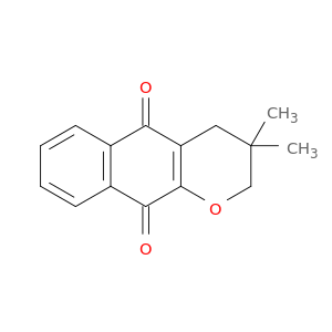 2H-Naphtho[2,3-b]pyran-5,10-dione, 3,4-dihydro-3,3-dimethyl-