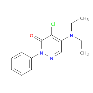 3(2H)-Pyridazinone, 4-chloro-5-(diethylamino)-2-phenyl-