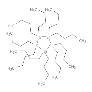 Cyclopentasilane, decabutyl-