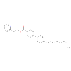 [1,1'-Biphenyl]-4-carboxylic acid, 4'-octyl-, 2-(2-pyridinyl)ethyl ester
