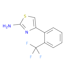 4-[2-(三氟甲基)苯基]-1,3-噻唑-2-胺