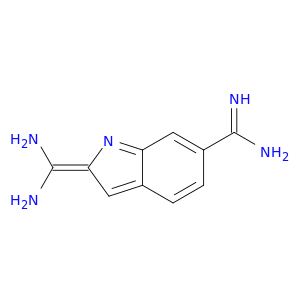 2-(diaminomethylidene)indole-6-carboximidamide