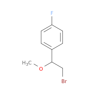 苯,1-(2-溴-1-甲氧基乙基)-4-氟-