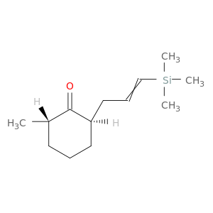 Cyclohexanone, 2-methyl-6-[3-(trimethylsilyl)-2-propenyl]-, trans-