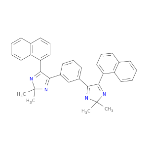 2H-Imidazole, 4,4'-(1,3-phenylene)bis[2,2-dimethyl-5-(1-naphthalenyl)-