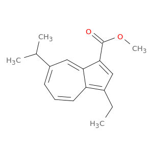 1-Azulenecarboxylic acid, 3-ethyl-7-(1-methylethyl)-, methyl ester
