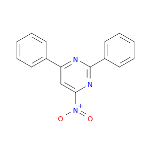 Pyrimidine, 4-nitro-2,6-diphenyl-