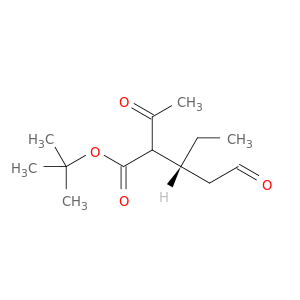 Pentanoic acid, 2-acetyl-3-ethyl-5-oxo-, 1,1-dimethylethyl ester, (3R)-