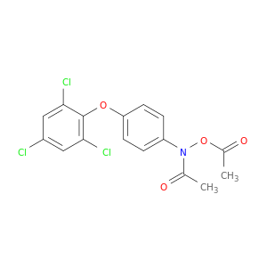 N-(乙酰氧基)-N-[4-(2,4,6-三氯苯氧基)苯基]乙酰胺