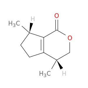 Cyclopenta[c]pyran-1(3H)-one, 4,5,6,7-tetrahydro-4,7-dimethyl-, cis-