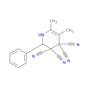 3,3,4,4-Pyridinetetracarbonitrile, 1,2-dihydro-5,6-dimethyl-2-phenyl-