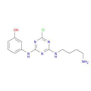 Phenol, 3-[[4-[(4-aminobutyl)amino]-6-chloro-1,3,5-triazin-2-yl]amino]-