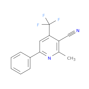 3-Pyridinecarbonitrile,2-methyl-6-phenyl-4-(trifluoromethyl)-