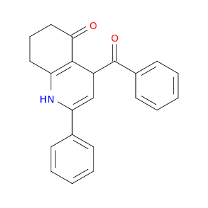5(1H)-Quinolinone, 4-benzoyl-4,6,7,8-tetrahydro-2-phenyl-