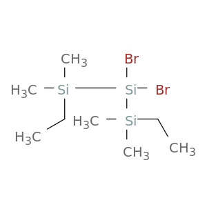 Trisilane, 2,2-dibromo-1,3-diethyl-1,1,3,3-tetramethyl-