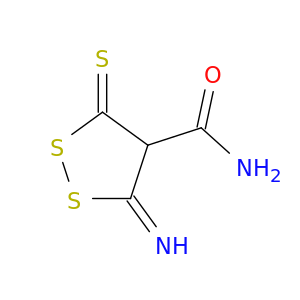 1,2-Dithiolane-4-carboxamide,3-imino-5-thioxo-