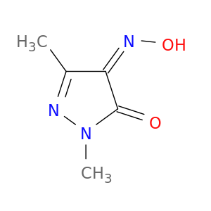 1H-Pyrazole-4,5-dione, 1,3-dimethyl-, 4-oxime, (Z)-