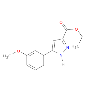 Ethyl 5-(3-methoxyphenyl)-1H-pyrazole-3-carboxylate