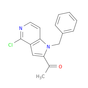Ethanone, 1-[4-chloro-1-(phenylmethyl)-1H-pyrrolo[3,2-c]pyridin-2-yl]-