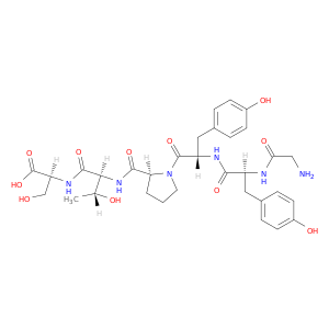 L-Serine, N-[N-[1-[N-(N-glycyl-L-tyrosyl)-L-tyrosyl]-L-prolyl]-L-threonyl]-