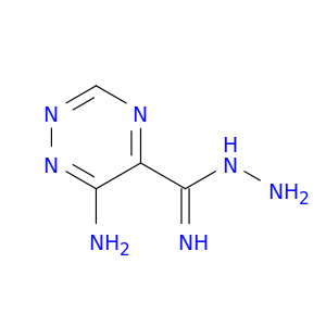 1,2,4-Triazine-5-carboximidicacid, 6-amino-, hydrazide
