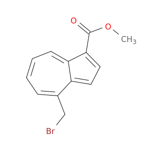 1-Azulenecarboxylic acid, 4-(bromomethyl)-, methyl ester