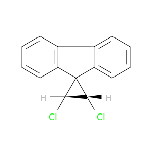 Spiro[cyclopropane-1,9'-[9H]fluorene], 2,3-dichloro-, cis-