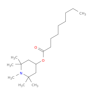 Nonanoic acid, 1,2,2,6,6-pentamethyl-4-piperidinyl ester