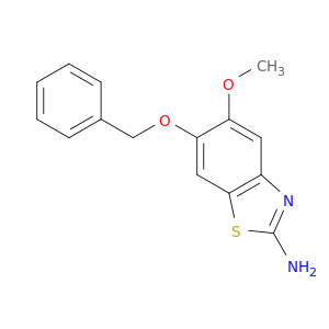 2-Benzothiazolamine, 5-methoxy-6-(phenylmethoxy)-