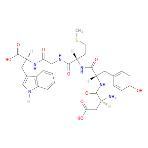 Cholecystokinin Octapeptide (1-5) (desulfated) H-Asp-Tyr-Met-Gly-Trp-OH