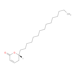 2H-Pyran-2-one, 5,6-dihydro-6-pentadecyl-, (R)-