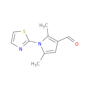 2,5-Dimethyl-1-(thiazol-2-yl)-1H-pyrrole-3-carbaldehyde